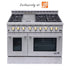 NXR ENTREE Series Gas Range - Gold Knob NK